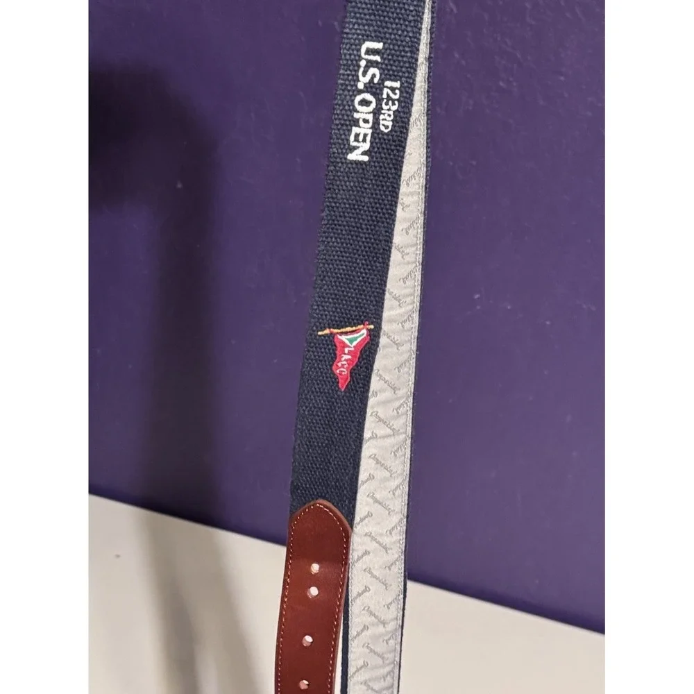 123rd US Open Imperial Golf Belt Size 40 LACC 2023 Rare